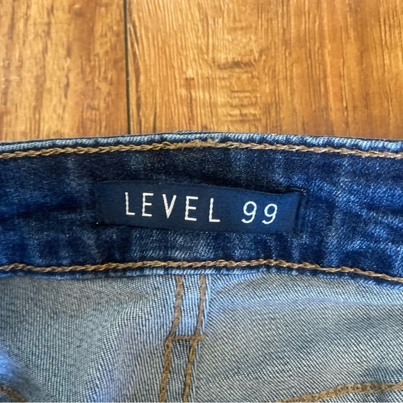 LEVEL 99 Women’s Blue High Rise Bootcut Parkside Denim Jeans Size 30 - Picture 5 of 13